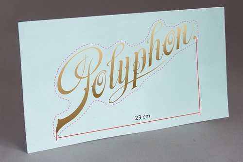 Pre cut polyphon water - cut, slide