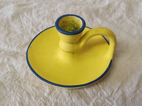 Ancien bougeoir main rat - bougeoir,