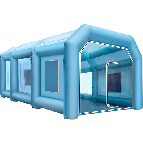 Cabine peinture gonflable - de,