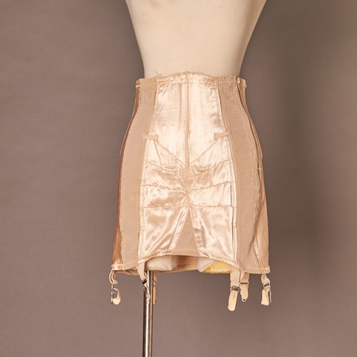 1940s pink corset girdle with - 1940s,