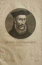 Nostradamus Gravure originale