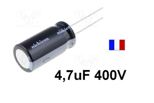 Condensateur chimique 7uf - condensateur,