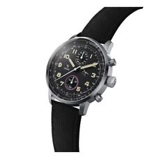 YEMA Flygraf AIR FORCE Acier Chronographe Mécanique Quartz Hybride Montre Homme