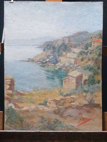 Tableau bord mer en - tableau, de
