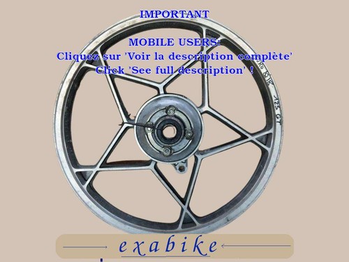 Roue arriere pour suzuki - arriere,
