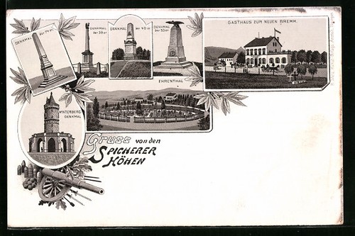 Spicherer hauteur monument - ak,