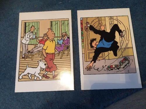 Cartes postales tintin - tintin, ed