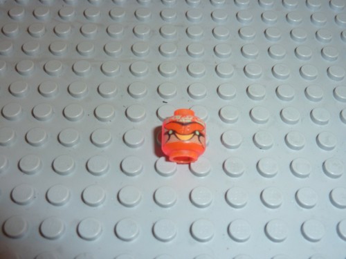 Lego minifig head - lego, green