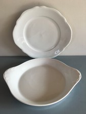 LOT DE 2 PLATS RONDS ANCIENS