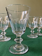 Lot de 6 verres Caton en cristal Baccarat Saint Louis