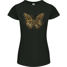 T-Shirt Femme Petite Coupe Papillon Steampunk