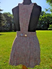 1990s USA Sample Plaid Bib