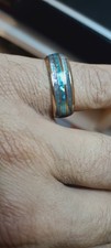 Bague Opale  Acier Inoxydable Neuve T 9