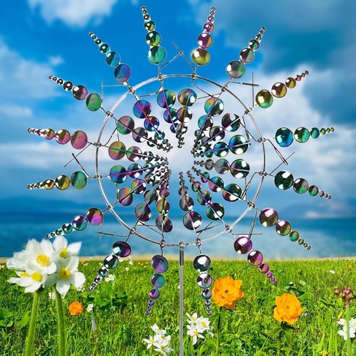 Moulin vent jardin - a,