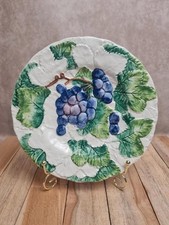 Assiette barbotine vintage
