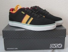 Original chaussure cuir  homme skate DVS Milan 2 CT noir jaune vert 39  FR neuf