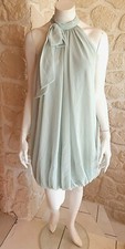 Robe cocktail verte taille