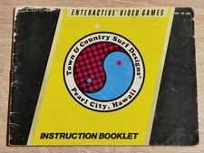 TOWN COUNTRY SURF DESIGN PEARL CITY NINTENDO NES (NOTICE SEUL MANUAL ONLY)