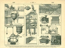 Document ancien bière issu du