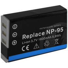 Batterie NP-95 NP95 pour Fuji Fujifilm Finepix REAL 3D W1, X100, X100s, X-S1