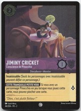 Carte Lorcana Jiminy Cricket 44/204 Foil L'Ascension Des Floodborn Français