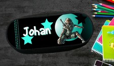 trousse à crayons Manga garçon personnalisée avec prénom