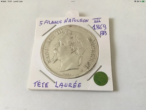 France francs argent - france, 5