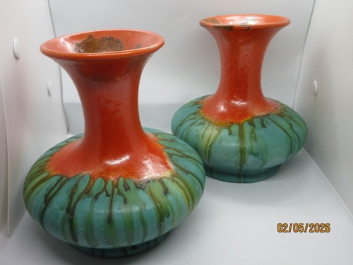 Superbe paire vases vintage - de,