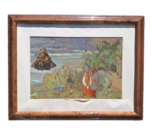 Antique russian painting - antique,