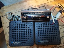Autoradio Vintage Sonora Poste Radio + 2 enceintes blaupunkt 15W