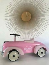 16⚜️ Jouet Voiture Enfant Véhicule Rose Baghera Porteur Auto Longueur 76 Cm