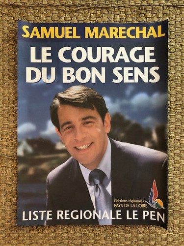 Affiche front national - fn,