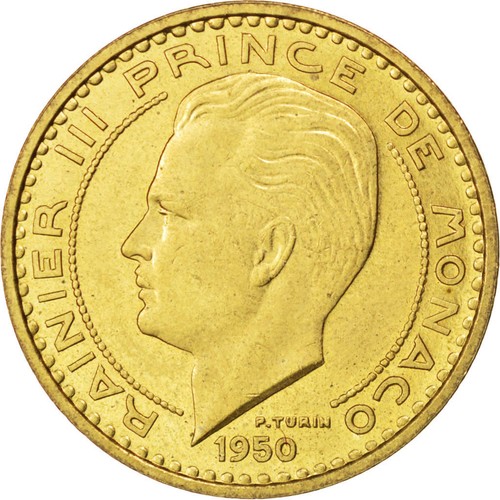 Monnaie monaco 50 - 50, francs