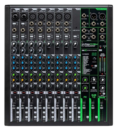 Mackie profx12v3 channel - mackie,