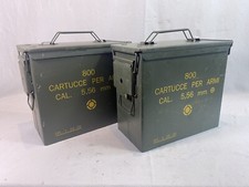Lot De 2 Caisse Usa, Munitions