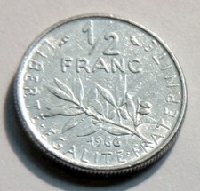 1/2 Franc (50 centimes) Semeuse 1966