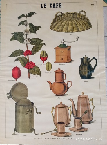 Ancienne affiche pédagogique - ancienne,