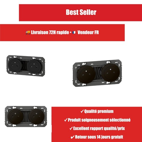 Prise murale double legrand - double,