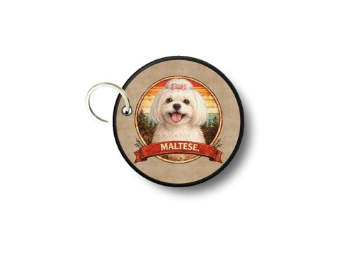 Porte cles clefs imprime - , chien
