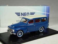 VOLVO PV 445 DUETT BREAK BLUE 1956 NEO 45723 1:43 RESINE PV445