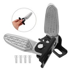  Pédales Pliantes Pour Vélo Rabattables Repose-pied Chevaux De Moto