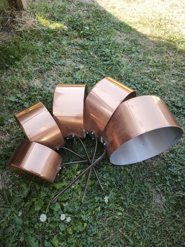 Lot casseroles cuivre - de,