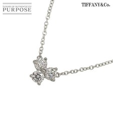 TIFFANY & Co. Collier Aria Diamond 3P 41 cm Pt Platinum