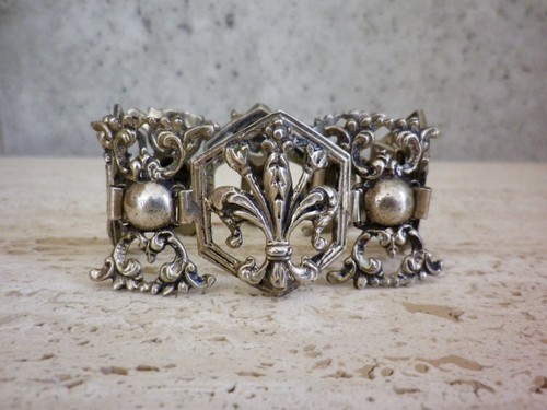 Bracelet argent massif - , ancien