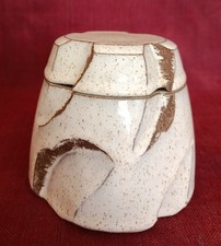 BOITE CERAMIQUE ANNEES 60 SIGNE JEAN FRADIN TBE