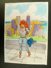 DI SANO dessin original couleur Rubine marinière violette 2025