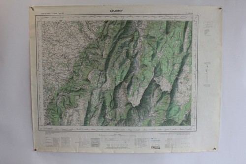 Ancienne carte ign charpey - ancienne,