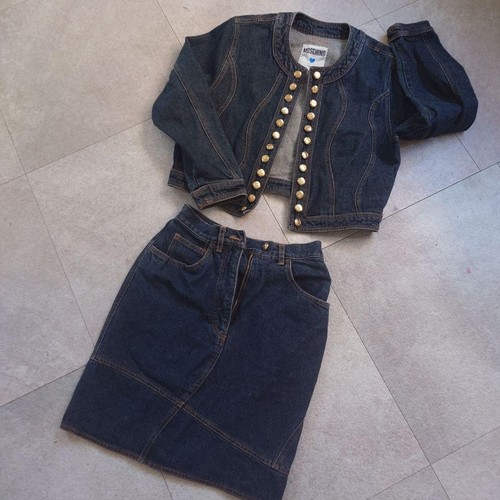 Veste jupe vintage moschino - jupe,