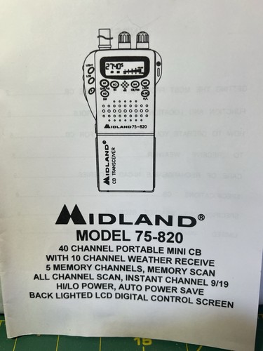 Midland 820 mini - mini, size