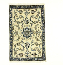 Magnifique Tapis Oriental Nain 137 X 91 CM Tapis Persan État Impeccable Neuf